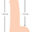 Dildo Med Rörlig Hud 19 cm