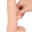 Dildo Med Rörlig Hud 25 cm