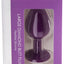 Large Diamond Butt Plug Purple