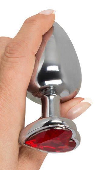 Heart Diamond Anal Plug Large