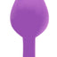 Large Diamond Butt Plug Purple