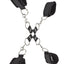 Velcro Hand & Leg Cuffs Black
